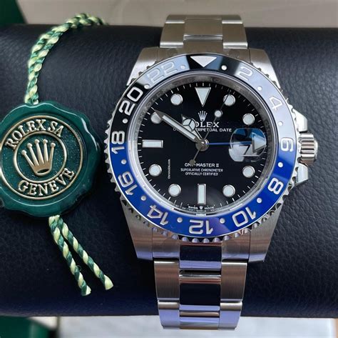 rolex gmt ii batman new|Rolex Batman 2022.